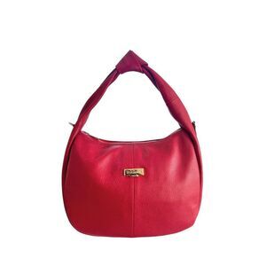 Baldinini Trend Red Leather Women Shoulder Women's Bag